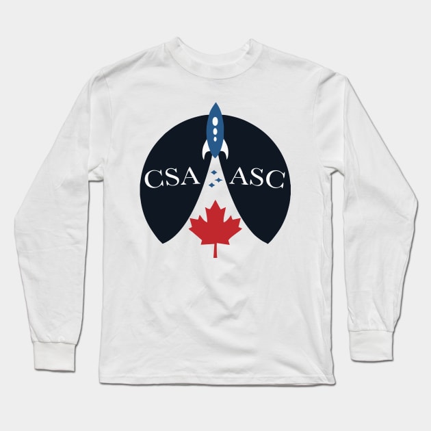 Canada Space Agency Long Sleeve T-Shirt by Luyasrite
